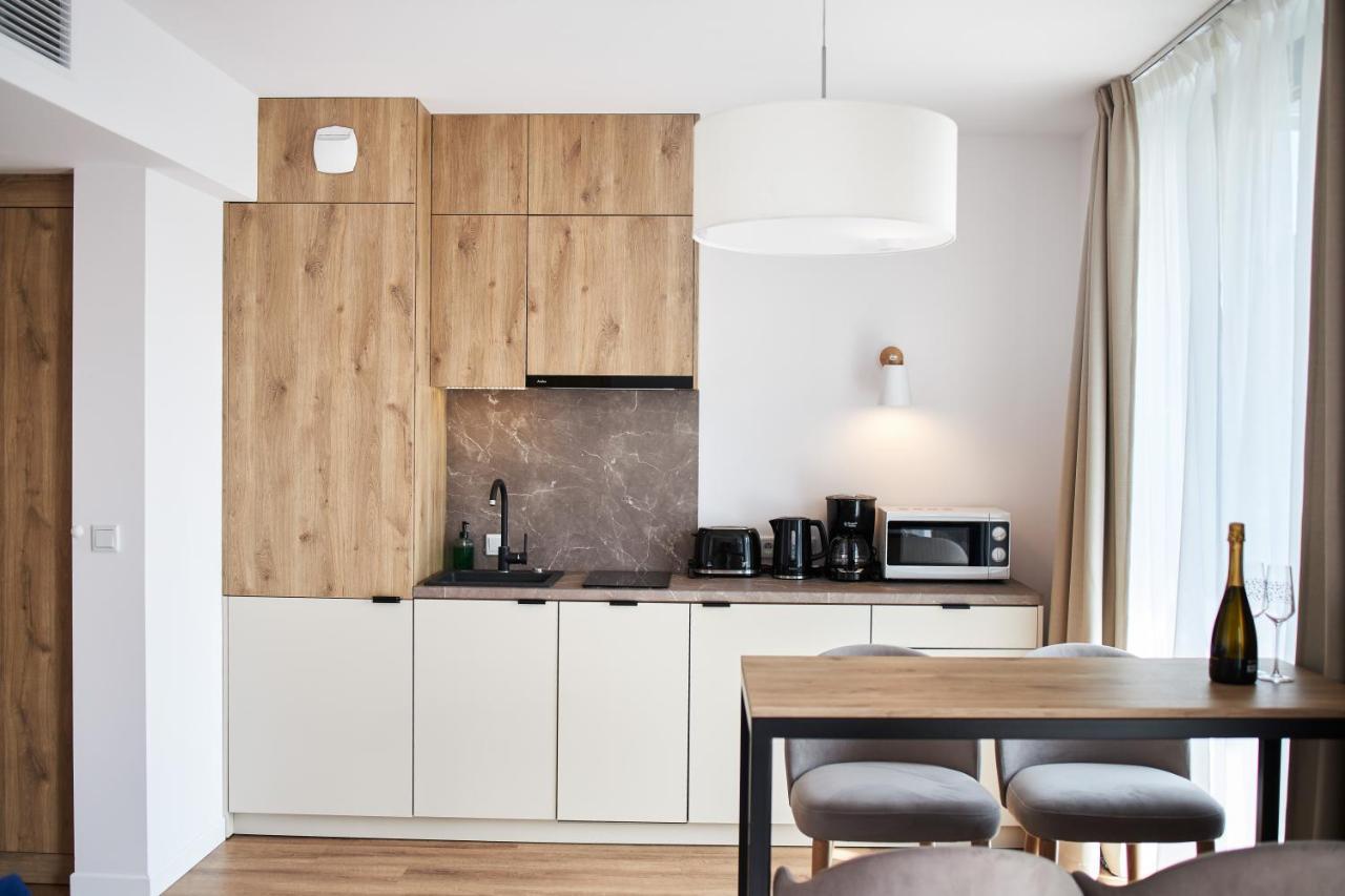 Jantaris Mielno Apartamenty Przy Plazy Kültér fotó