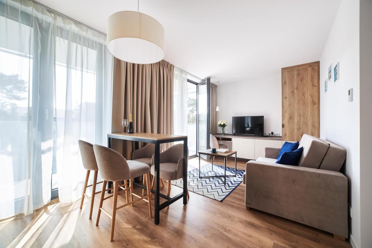 Jantaris Mielno Apartamenty Przy Plazy Kültér fotó