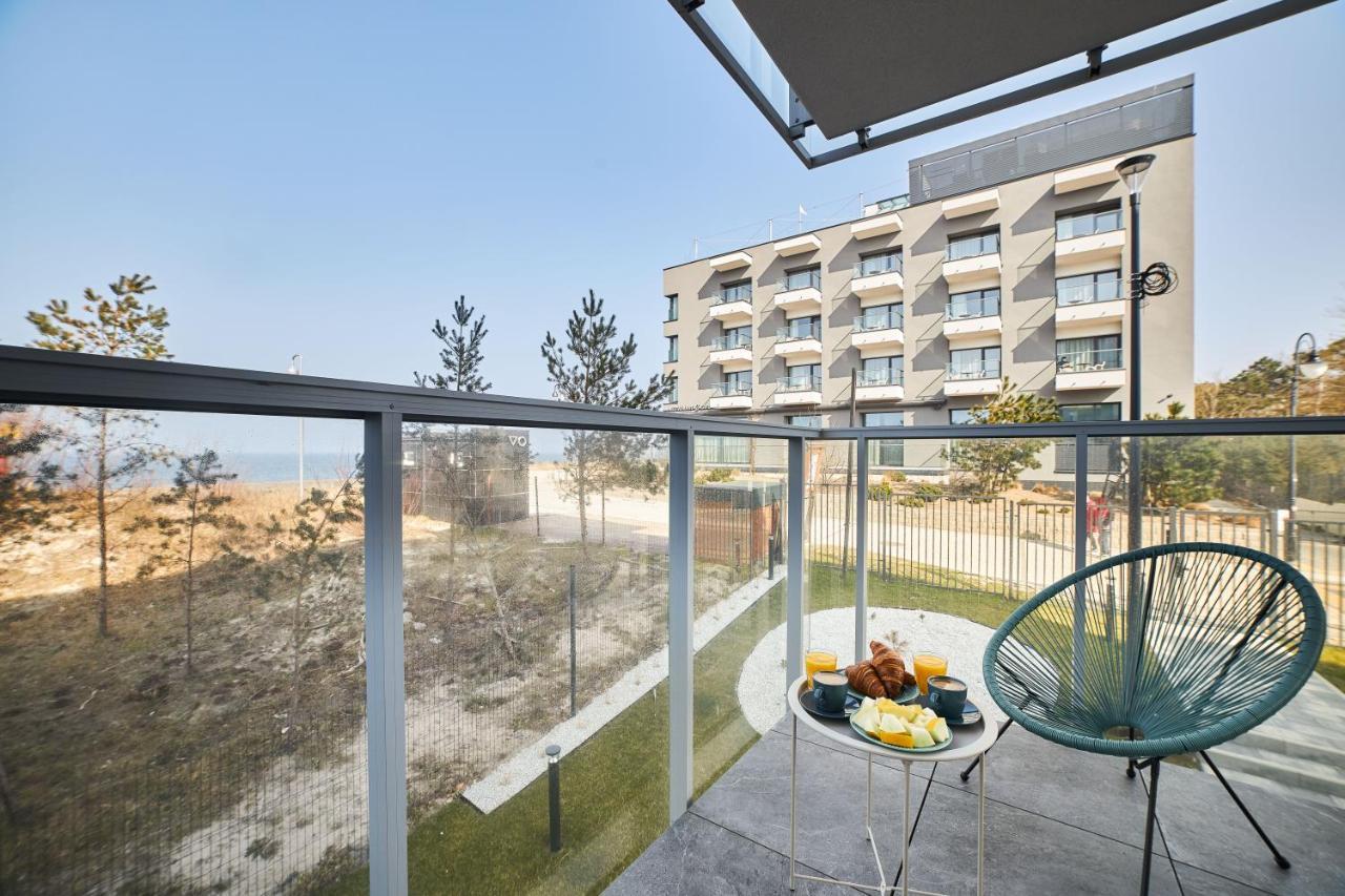Jantaris Mielno Apartamenty Przy Plazy Kültér fotó